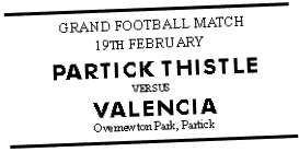 PARTICK THISTLE v VALENCIA