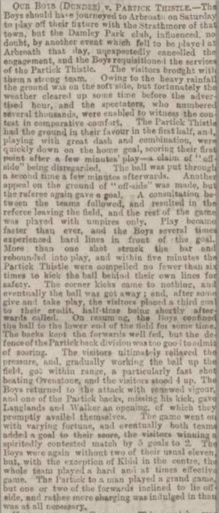 Dundee Courier - 3 November 1884